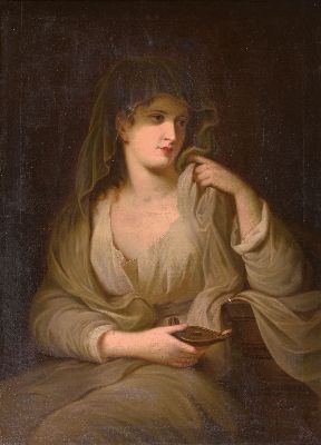 Image 26948564 - Kopie nach Angelica Kauffmann, 2. Hälfte 19. Jh., Selbstbildnis als Vestalin oder ...
