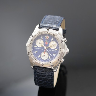 Image 26948594 - TAG HEUER Professional Armbandchronograph in Stahl Referenz CK1112, Schweiz um 1998, ...