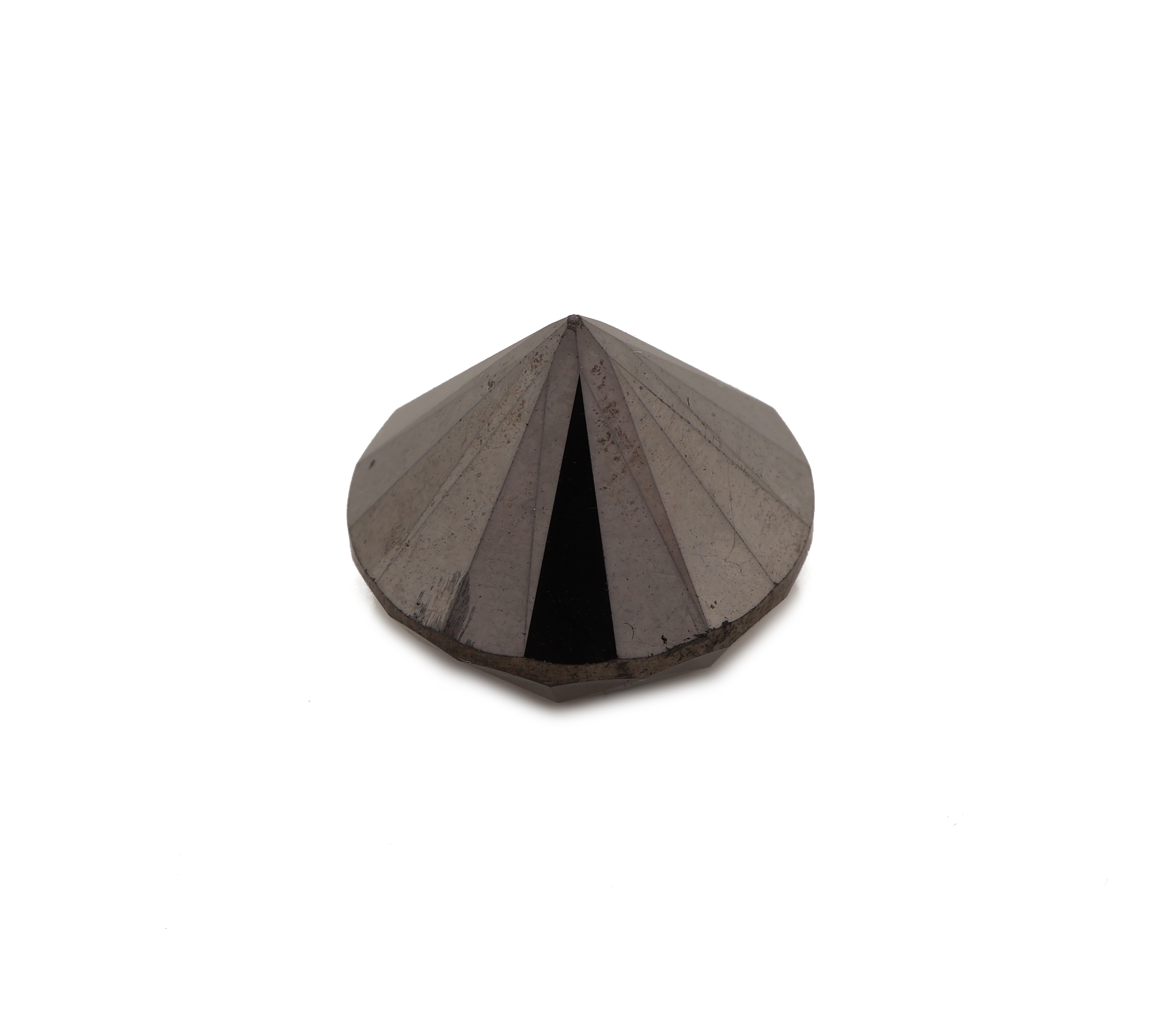 Detail c: Loser schwarzer Diamant 18.90 ct, beh.