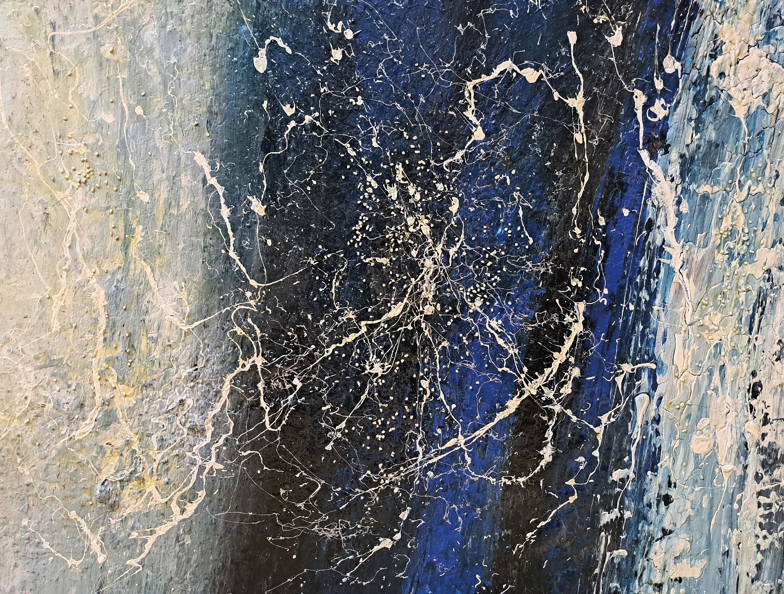 Detail k: Gustav Armbrust, geb. 1951 Schwetzingen, Ohne Titel, Acryl auf Lwd, rückseitig signiert, ca. 120x90cm
