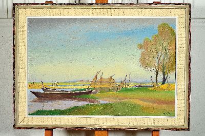26948621k - Habicht, Walter Rollemann, 1906 Berlin - 1999 Darmstadt, Sommerlandschaft mit ...