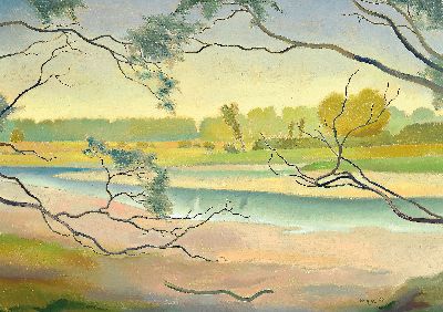 Image 26948623 - Habicht, Walter Rollemann, 1906 Berlin - 1999 Darmstadt, sommerliche ...