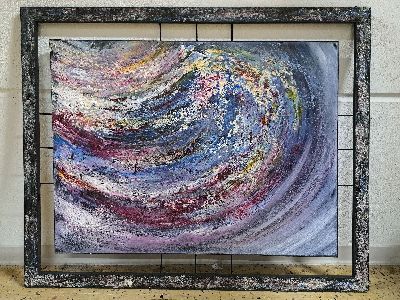 26948687k - Gustav Armbrust, geb. 1951 Schwetzingen, ohne Titel, Acryl auf Lwd, rückseitig ...