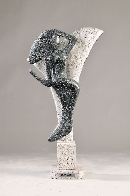 Image 26948709 - Gustav Armbrust, geb. 1951 Schwetzingen, Ohne Titel, zweiteilige Skulptur aus Holz und ...