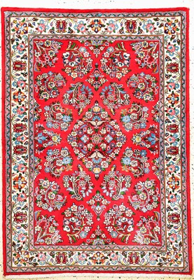 Image Sarogh, Persien, Neuwertig, Wolle auf Baumwolle, ca. 155 x 110 cm Schätzpreis: ...