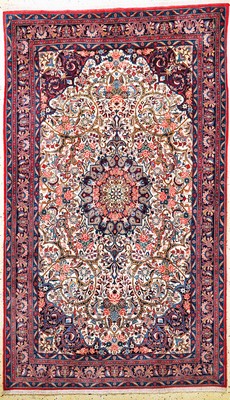 Image 26948794 - Rosenbidjar, Persien, Neuwertig, Wolle auf Baumwolle, ca. 280 x 165 cm ...