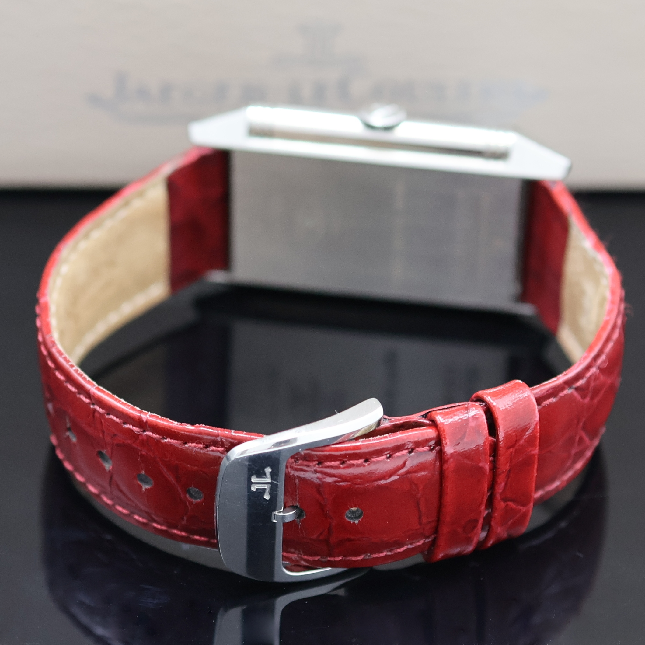 Detail b: Jaeger-LeCoultre seltene Armbanduhr Grand Reverso Ultra Thin "Tribute to 1931" Edition Spéciale Rouge Referenz Q278856J / 277.8.62, ...