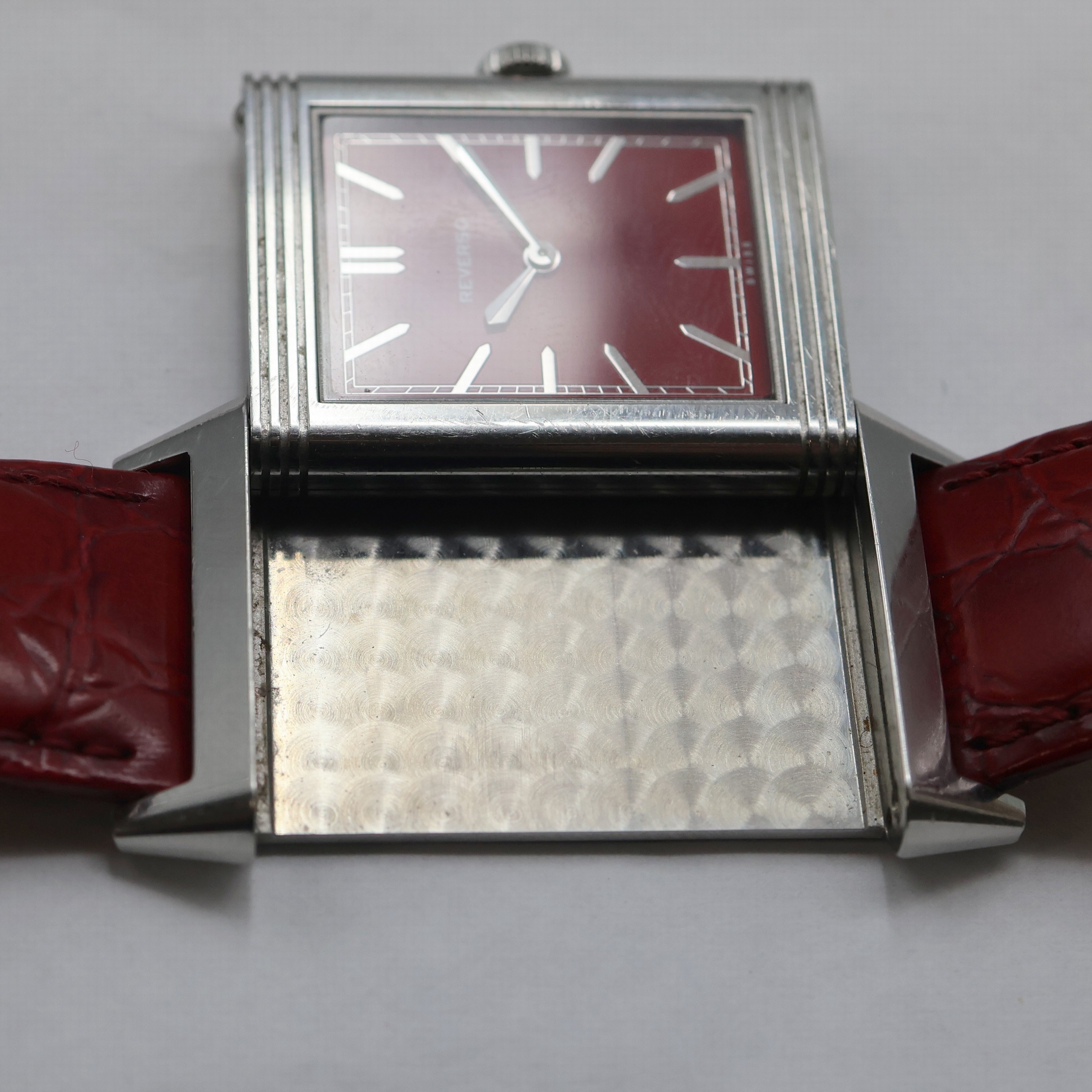Detail f: Jaeger-LeCoultre seltene Armbanduhr Grand Reverso Ultra Thin "Tribute to 1931" Edition Spéciale Rouge Referenz Q278856J / 277.8.62, ...