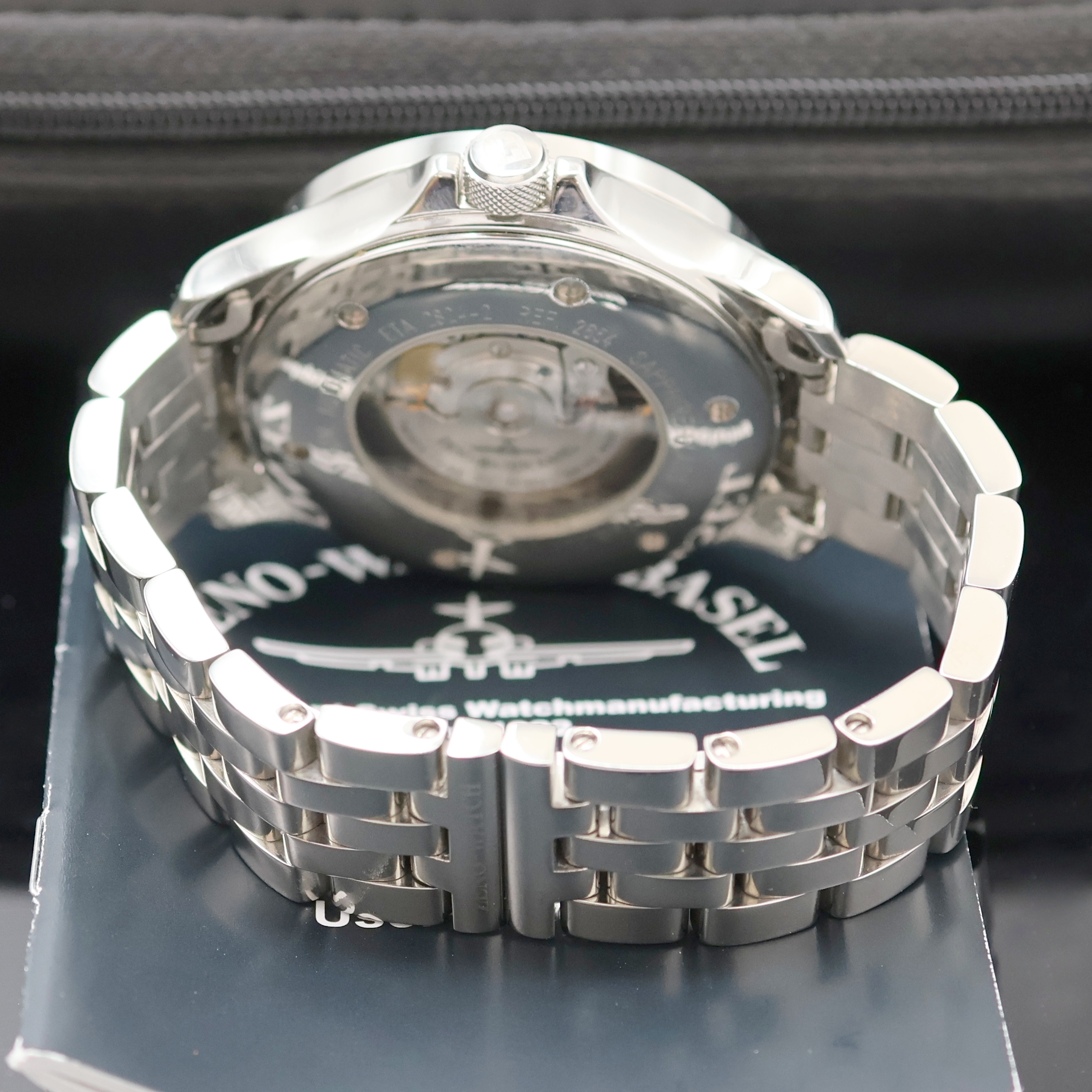 Detail b: ZENO WATCH BASEL Herrenarmbanduhr Modell Hercules Referenz 2654, Automatik, Schweiz um 2020, beids. verg. Edelstahlgeh. inkl. orig. Gliederband m. ...