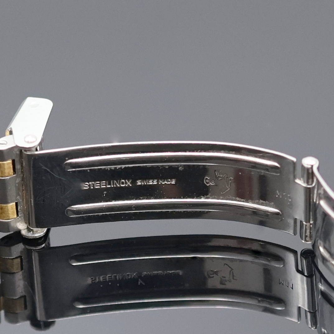 Detail d: BLANCPAIN Damenarmbanduhr Villeret Referenz 0096-1318-58, Automatik, 2-teil. Geh. in Edelstahl/Gold kombiniert inkl. Gliederband m. Faltschl., ...