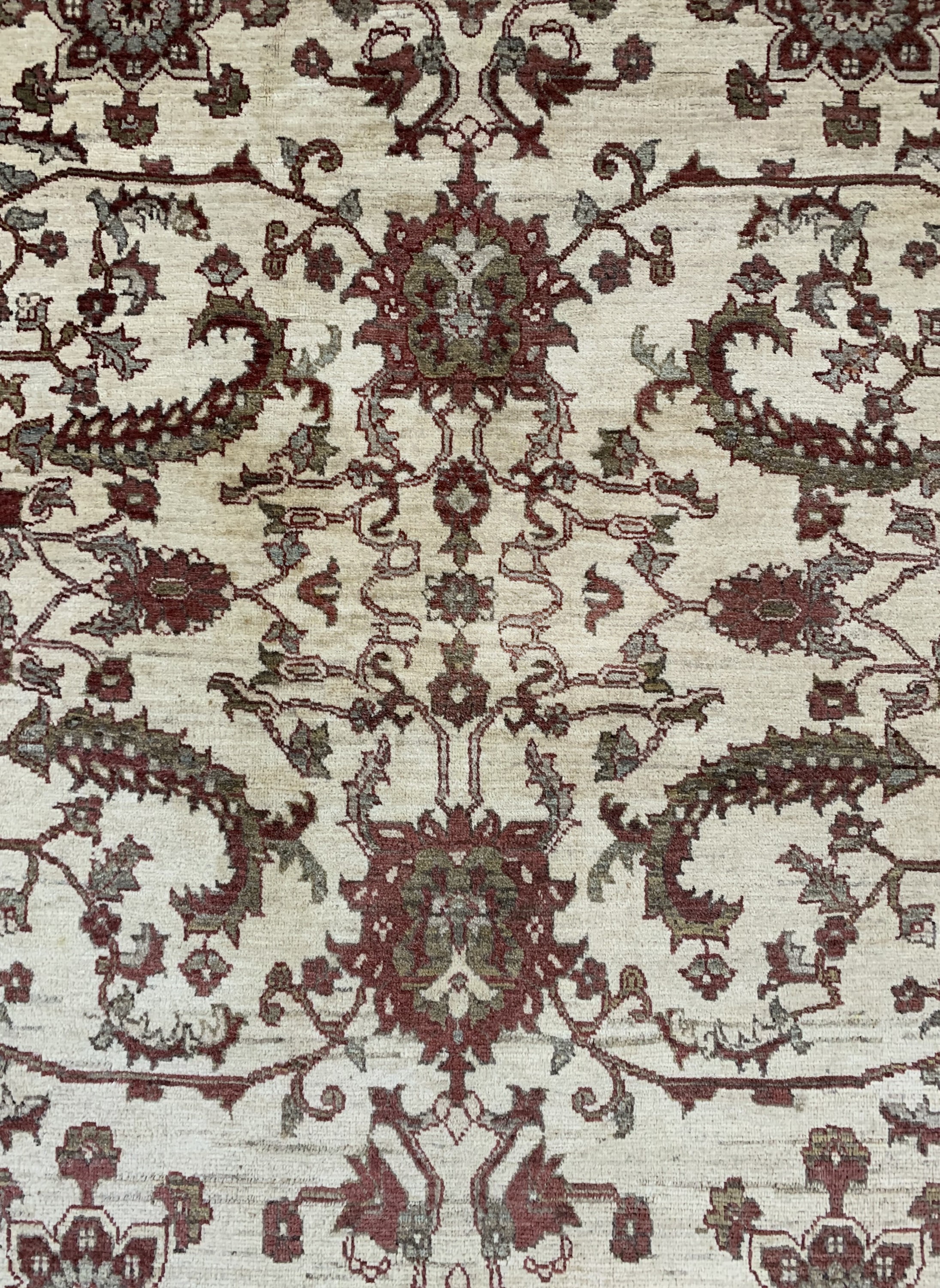 Detail c: Sigler, Pakistan, Ende 20.Jhd, Wolle auf Baumwolle, ca. 378 x 268 cm, Reinigungsbedürftig, EHZ: 2