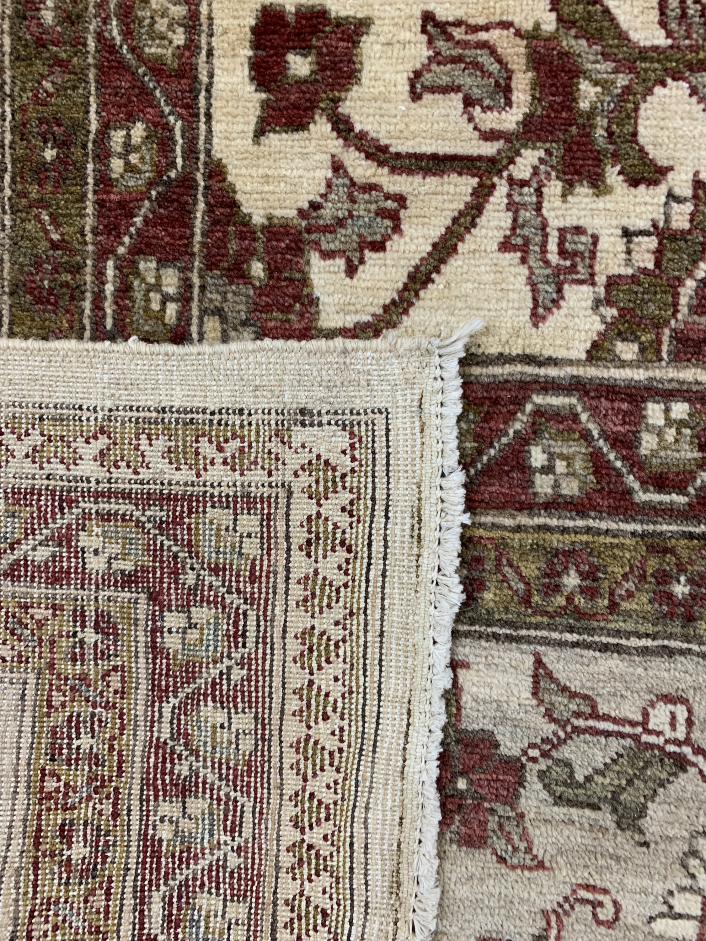 Detail h: Sigler, Pakistan, Ende 20.Jhd, Wolle auf Baumwolle, ca. 378 x 268 cm, Reinigungsbedürftig, EHZ: 2