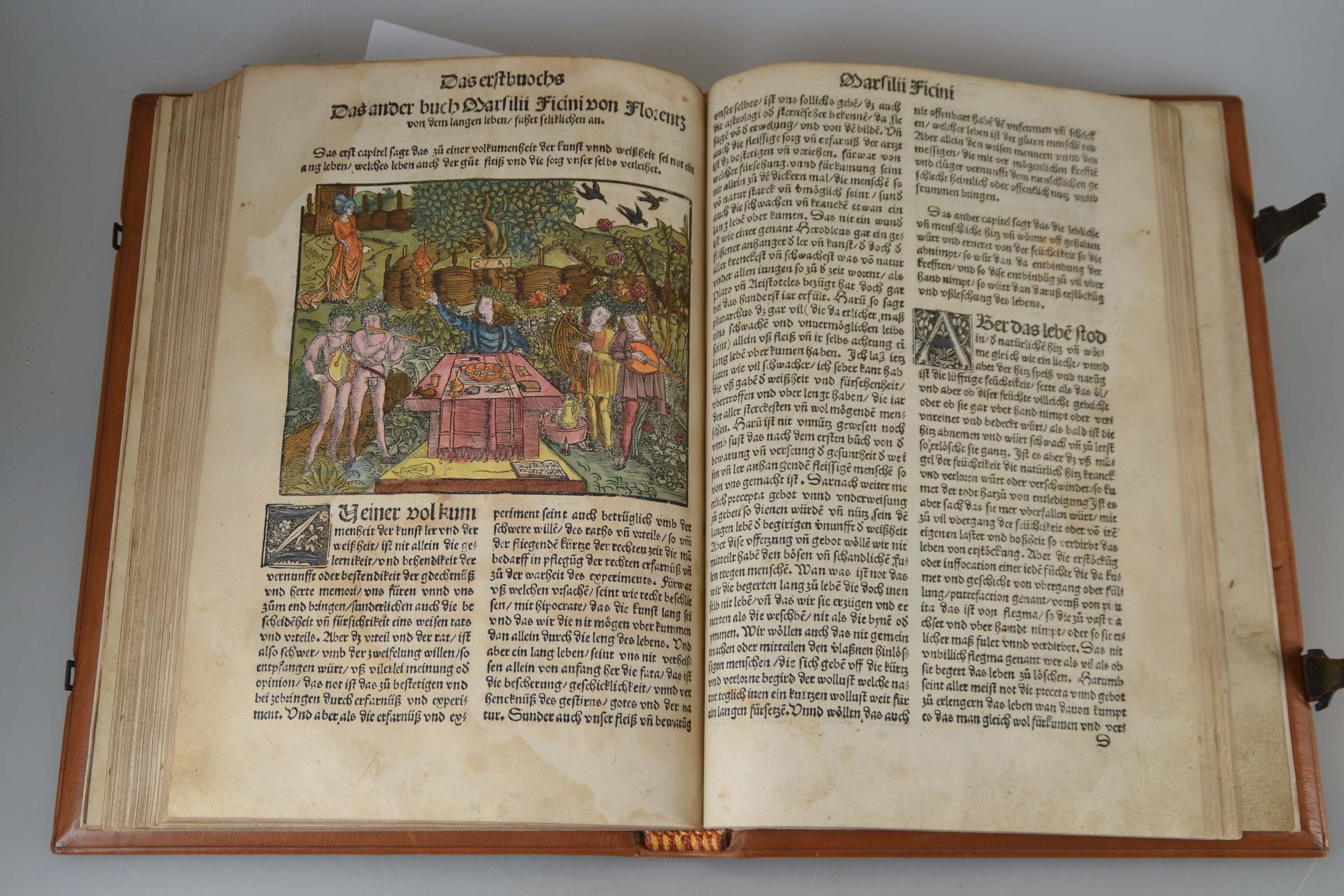 Detail l: Hieronymus Brunschwig (um 1450-1512): Das Destilierbuch, Straßburg, Johann Grüninger 1515, Lex. 8°, 130 gezählte Folios mit ungezähltem Zusatz ...
