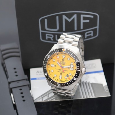Image 26949001 - UMF RUHLA auf 499 Stück limitierte Armbanduhr NVA-Kampfschwimmer Referenz 198-5, ...