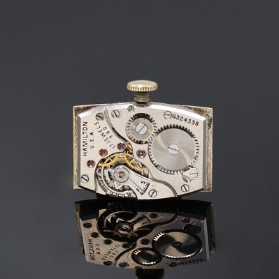 26949015e - HAMILTON Armbanduhr, USA um 1939, Handaufzug, 2-tlg. 10k Gold-filled Geh. in sich ...