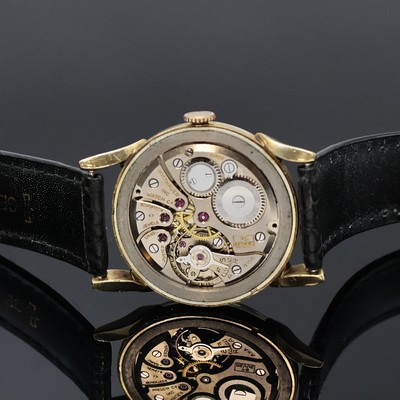26949017d - WITTNAUER / REVUE ausgefallene Armbanduhr in GG 585/000, USA/Schweiz um 1950, ...