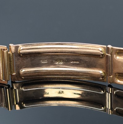 26949039f - PATEK PHILIPPE seltene Armbanduhr in RG 750/000 an RG 585/000 Gay Freres Band, Schweiz ...