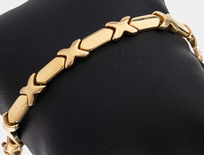 Image 14 kt Gold Armband, GG 585/000, L. ca. 18 cm, Kastenschloss mit 2 Sicherheitsachten, ...
