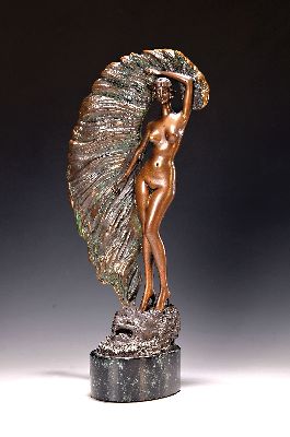 Image Ernst Fuchs, 1930 Wien - 2015. Bronzefigur, Venusgürtel 1979, signiert, ...