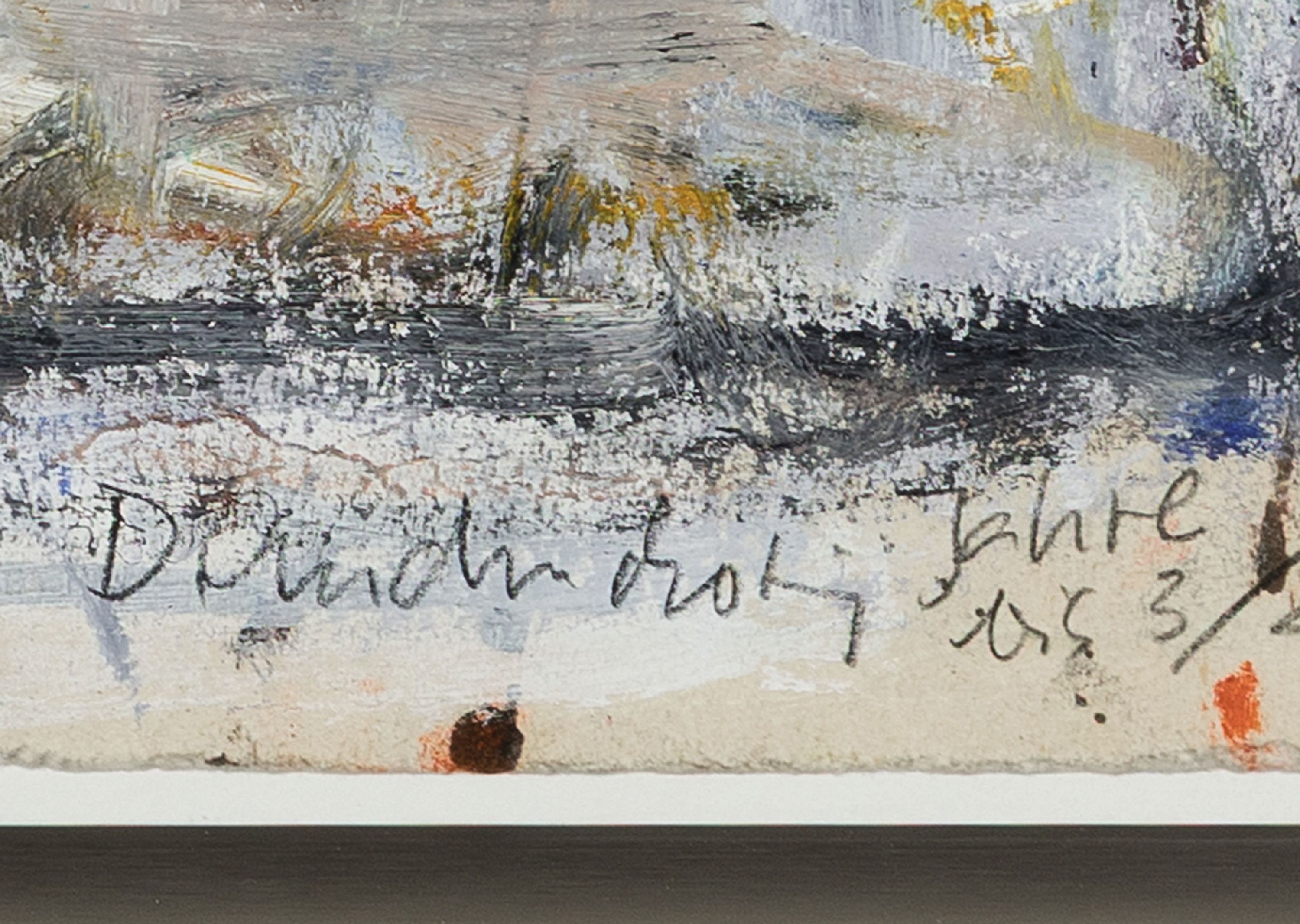 Detail n: Dietlinde Andruchowicz, 2 Pendants: Arbeitsblatt I und II, 2009, Aquarellfarbe auf Bütten, signiert und betitelt,