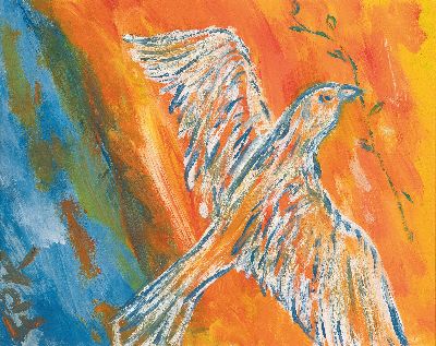 Image 26949148 - Felix Samuel Pfefferkorn, 1945 - 1980, Friedenstaube, "Message of Love", ...
