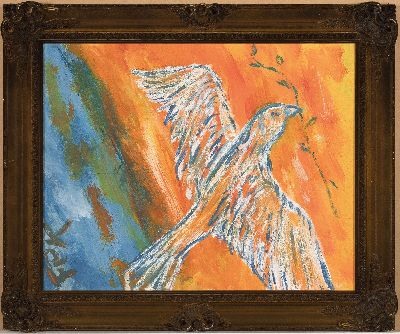26949148k - Felix Samuel Pfefferkorn, 1945 - 1980, Friedenstaube, "Message of Love", ...