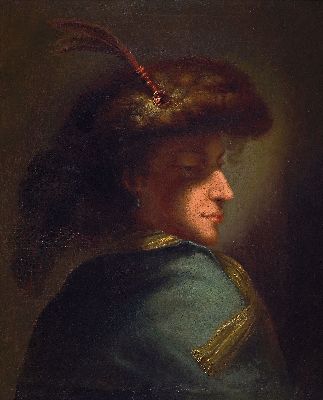 Image 26949188 - Zuschreibung: Christoph Paudiss (1618-1666), Brustbild eines jungen Mannes mit ...