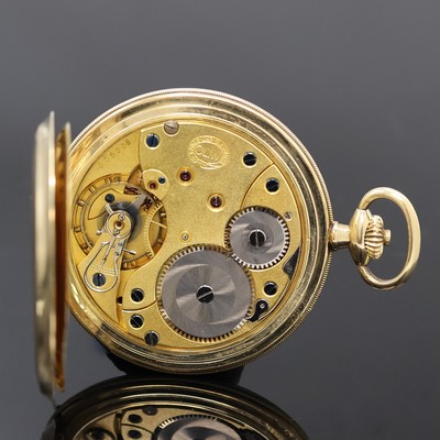 26949438e - DEUTSCHE UHRENFABRIKATION GLASHÜTTE/SA LANGE- UHR/OLIW Savonette in GG 585/000, ...