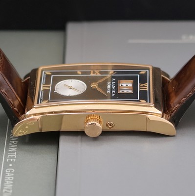 26949788c - A. LANGE & SÖHNE feine Herrenarmbanduhr Cabaret Referenz 107.031 in RoseG ...