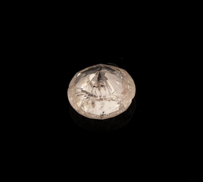 26949816b - Loser Brillant ca. 1.32 ct Weiß/p3, Ausfassware, Rundiste besch. Schätzpreis: ...