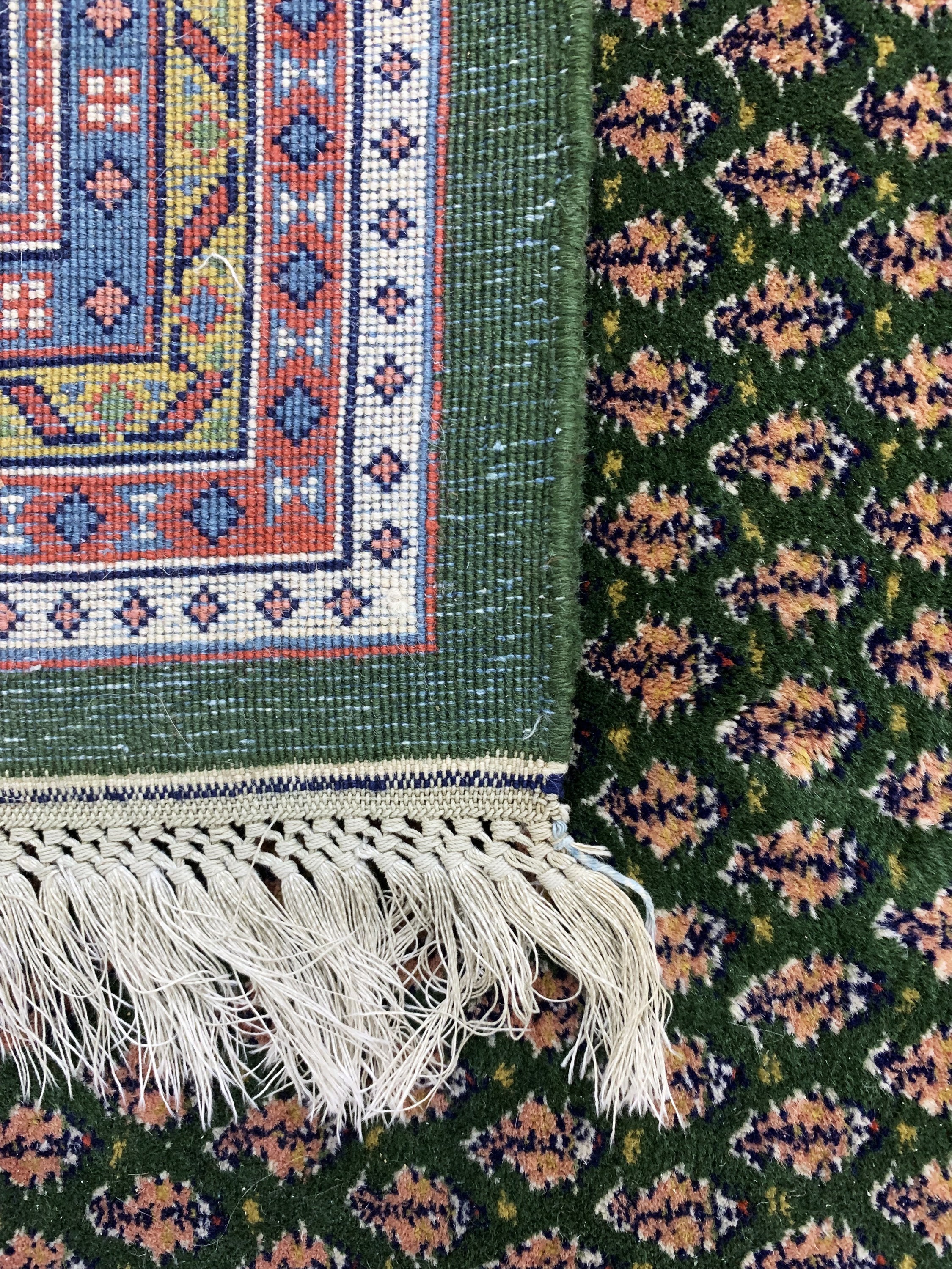 Detail g: Sarogh Mir fein, Indien, Mitte 20.Jhd, Wolle auf Baumwolle, ca. 290 x 215 cm, EHZ: 2