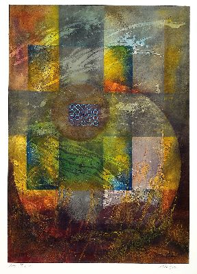 Image 26950188 - Wolfgang W. Hinz, zeitgen. Künstler aus Berlin, Ohne Titel, Acryl auf Papier, auf ...