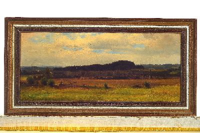 26950197k - Dietrich Langko, 1819-1896, Hügelige sommerliche Landschaft, Öl/Lwd, ...