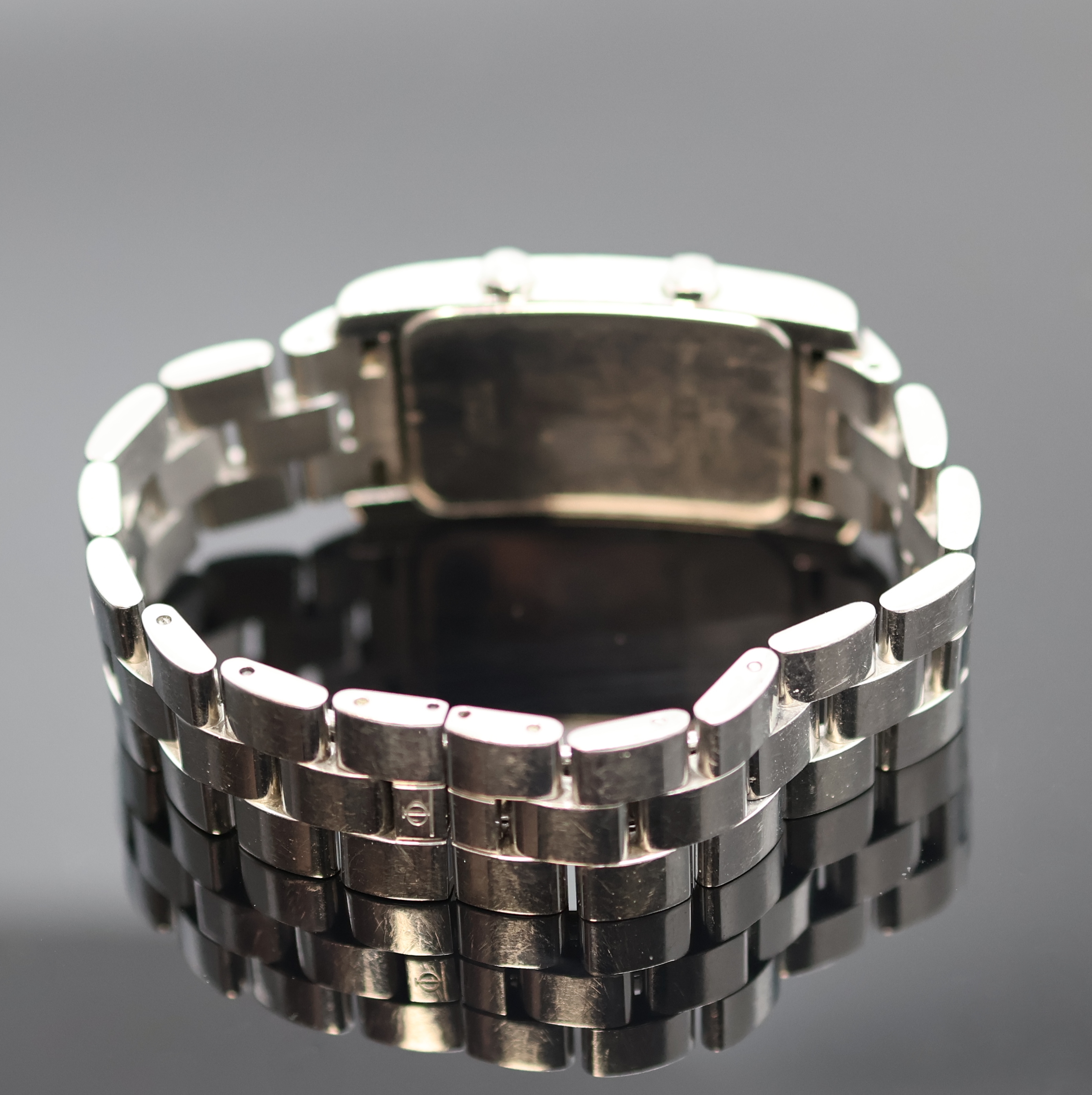 Detail b: BAUME & MERCIER Armbanduhr Modell Hampton Dual Time Referenz MV045121, Schweiz um 2005, quarz, Edelstahlgeh. inkl. orig. Gliederband m. dopp. ...