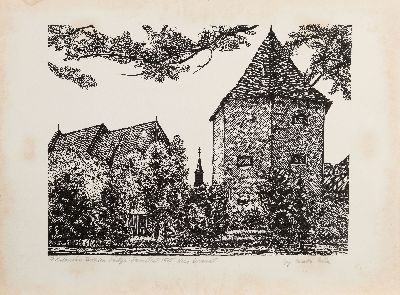 26950214m - Béla Gy Szabo 1905 -1985, sechs Holzschnitte, Kolosvan, 1975, ca. 30 x 40.5 cm, ...
