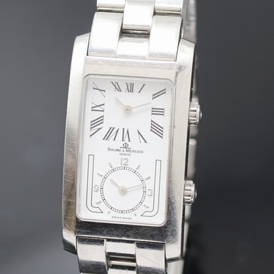 26950216a - BAUME & MERCIER Armbanduhr Modell Hampton Dual Time Referenz MV045121, Schweiz um ...