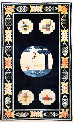 Image Pao Tow, China, um 1900, Wolle auf Baumwolle, ca. 160 x 100 cm, EHZ: 2, minimal ...