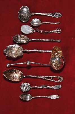 Image 26950854 - Kleine 13tlg. Silberlöffelsammlung, um 1900 - Mitte 20. Jh., u.a. 5 ...