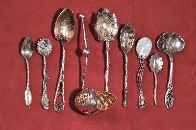 26950854a - Kleine 13tlg. Silberlöffelsammlung, um 1900 - Mitte 20. Jh., u.a. 5 ...