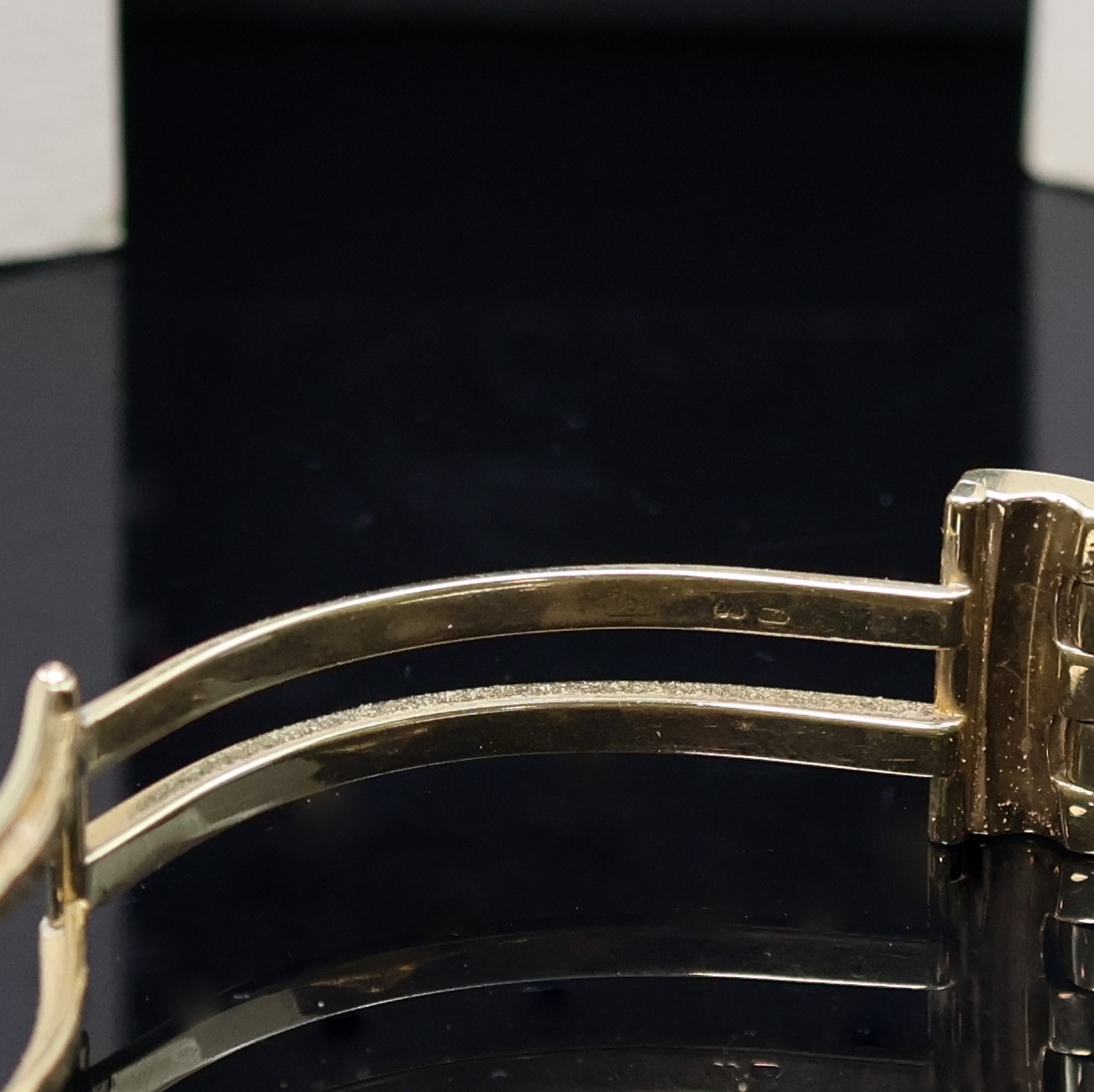 Detail c: BLANCPAIN Leman Herrenarmbanduhr in GG 750/000, Schweiz lt. Pap. verk. 12/1996, Automatik, Geh. m. gestufter Lünette, Boden u. Krone verschr., ...