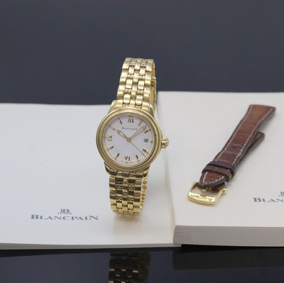 Image 26951426 - BLANCPAIN Leman Damenarmbanduhr in GG 750/000 Referenz 2102, Schweiz um 1995, Automatik, ...