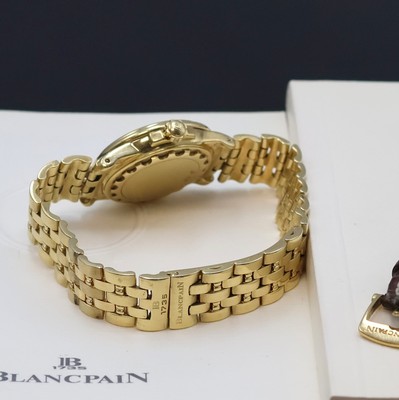 26951426b - BLANCPAIN Leman Damenarmbanduhr in GG 750/000 Referenz 2102, Schweiz um 1995, Automatik, ...