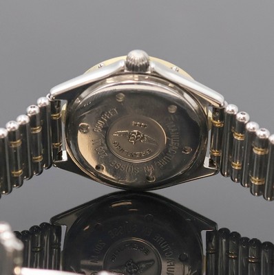 26951433d - BREITLING Lady J Damenarmbanduhr Referenz D52065 in Stahl/Gold, quarz, verschr. Geh. ...