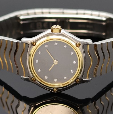 26951436a - EBEL Sport Classique Damenarmbanduhr Referenz 1057901, quarz, Edelstahl/Gold komb. inkl. ...