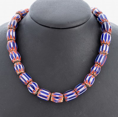 Image 26951444 - Millifiori-Collier, Venedig/Murano um 1900, für den afrikanischen Markt, Millefiori ...