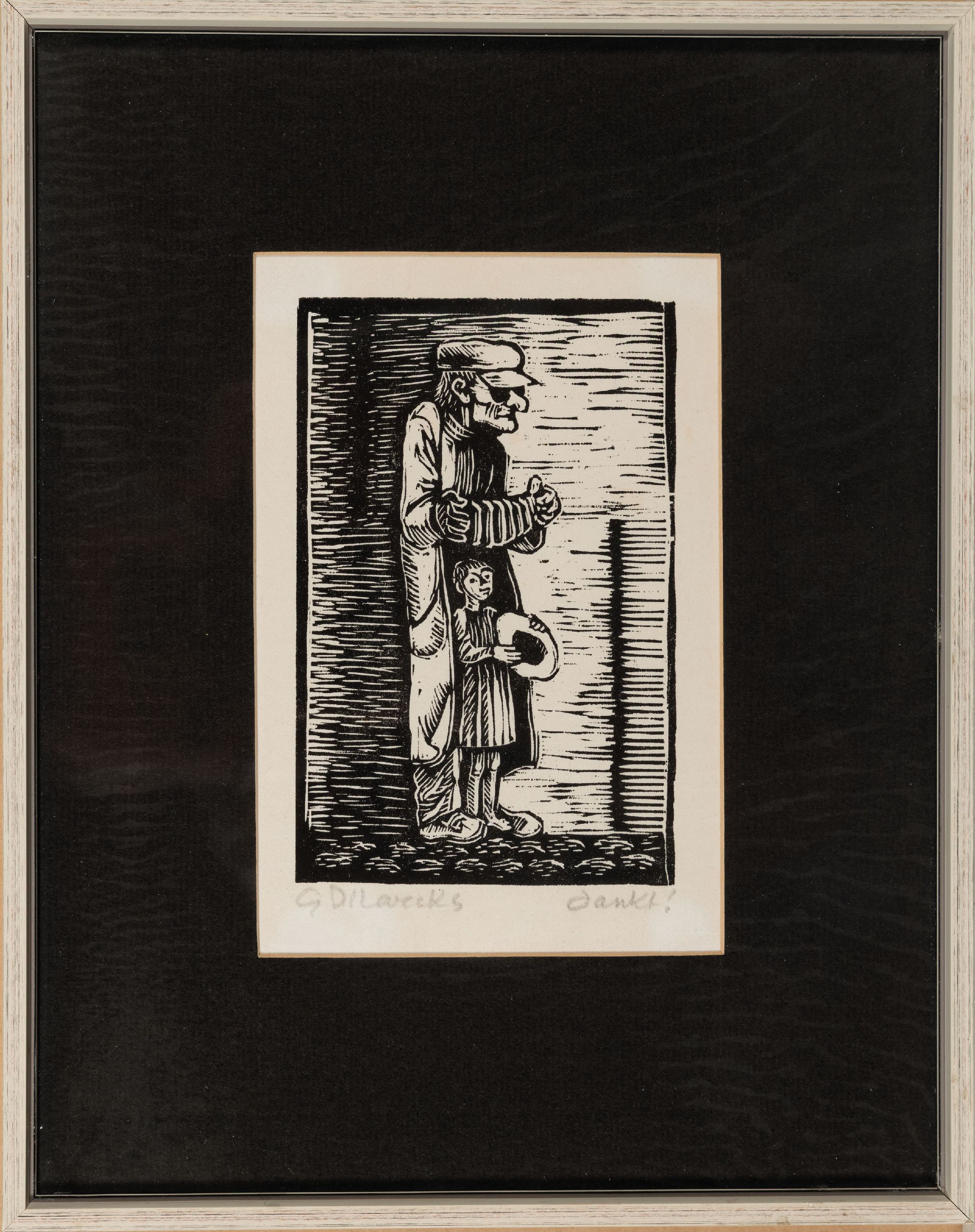 Detail m: Gerhard Marcks, 1889 Berlin-1981 Burgbrohl, 4 Holzschnitte, davon drei handsigniert, je ca. 10x15cm, PP, u.Gl., R. ca. 25x31cm