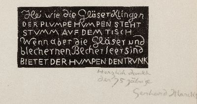 26951660a - Gerhard Marcks, 1889 Berlin-1981 Burgbrohl, 4 Holzschnitte, davon drei handsigniert, je ...