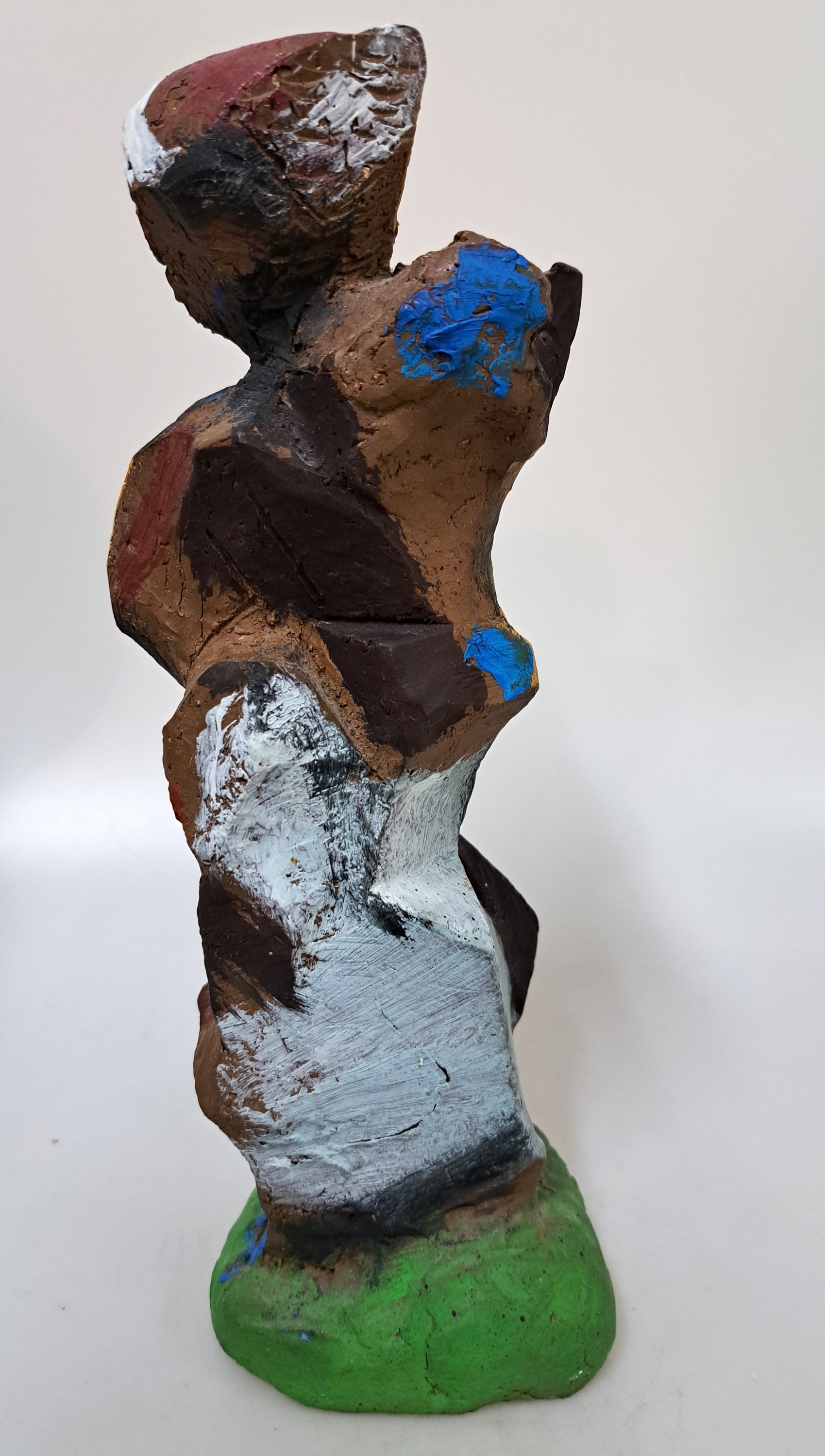 Detail a: Volker Nikel, Keramik Skultpur, dat. 2006 und signiert,