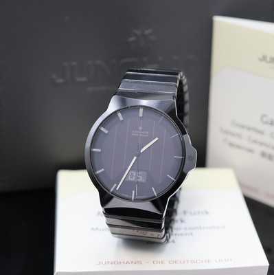 Image 26951707 - JUNGHANS Force Mega Solar Armbanduhr Referenz 018/1133.44, Keramikgeh. inkl. Gliederband ...