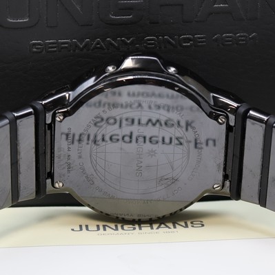 26951707d - JUNGHANS Force Mega Solar Armbanduhr Referenz 018/1133.44, Keramikgeh. inkl. Gliederband ...